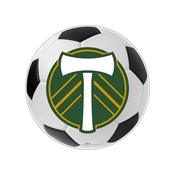 Portland Timbers: Soccer Ball - Edge Glow Lighted Wall Sign, MSPORT-150-51