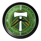 Portland Timbers: Pitch - Ribbed Frame Wall Clock, MSPORT-530-02