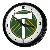 Portland Timbers: Retro Lighted Wall Clock, FNB-MSPORT-550-01A