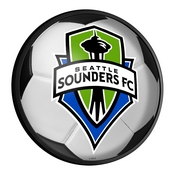 Seattle Sounders: Soccer - Round Slimline Lighted Wall Sign, MSSEAT-130-51