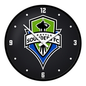 Seattle Sounders: Modern Disc Wall Clock, MSSEAT-510-01