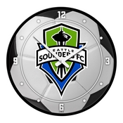 Seattle Sounders: Soccer Ball - Modern Disc Wall Clock, MSSEAT-510-51