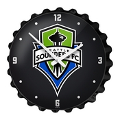 Seattle Sounders: Bottle Cap Wall Clock, MSSEAT-540-01
