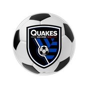 San Jose Earthquakes: Soccer Ball - Edge Glow Lighted Wall Sign, MSSJSE-150-51