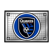 San Jose Earthquakes: Team Spirit - Framed Mirrored Wall Sign, FNB-MSSJSE-265-02