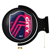 St. Louis CITYSC: Original Round Rotating Lighted Wall Sign, MSSTLC-115-01