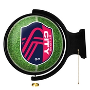 St. Louis CITYSC: Pitch - Original Round Rotating Lighted Wall Sign, MSSTLC-115-02