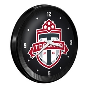 Toronto FC: Ribbed Frame Wall Clock, MSTORO-530-01