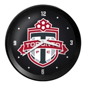 Toronto FC: Ribbed Frame Wall Clock, MSTORO-530-01