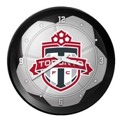 Toronto FC: Soccer Ball - Ribbed Frame Wall Clock, MSTORO-530-51