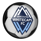 Vancouver Whitecaps FC: Soccer - Round Slimline Lighted Wall Sign, MSVANC-130-51