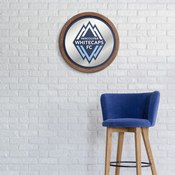 Vancouver Whitecaps FC: Barrel Top Framed Mirror Mirrored Wall Sign, FNB-MSVANC-245-01A
