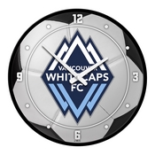 Vancouver Whitecaps FC: Soccer Ball - Modern Disc Wall Clock, MSVANC-510-51