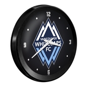 Vancouver Whitecaps FC: Ribbed Frame Wall Clock, MSVANC-530-01