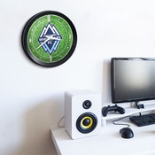 Vancouver Whitecaps FC: Pitch - Ribbed Frame Wall Clock, MSVANC-530-02