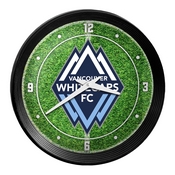 Vancouver Whitecaps FC: Pitch - Ribbed Frame Wall Clock, MSVANC-530-02