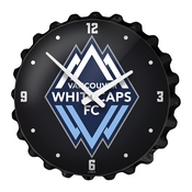 Vancouver Whitecaps FC: Bottle Cap Wall Clock, MSVANC-540-01