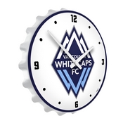 Vancouver Whitecaps FC: Bottle Cap Lighted Wall Clock, MSVANC-545-01