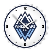 Vancouver Whitecaps FC: Bottle Cap Lighted Wall Clock, MSVANC-545-01