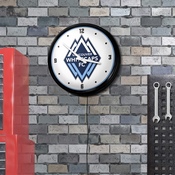 Vancouver Whitecaps FC: Retro Lighted Wall Clock, FNB-MSVANC-550-01A