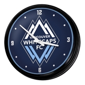 Vancouver Whitecaps FC: Retro Lighted Wall Clock, FNB-MSVANC-550-01A