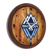 Vancouver Whitecaps FC: "Faux" Barrel Top Clock, MSVANC-560-01