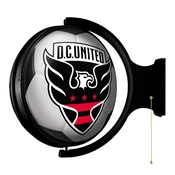 D.C. United: Soccer Ball - Original Round Rotating Lighted Wall Sign, MSWASH-115-51