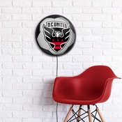 D.C. United: Soccer - Round Slimline Lighted Wall Sign, MSWASH-130-51
