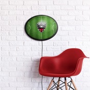 D.C. United: Pitch - Oval Slimline Lighted Wall Sign, MSWASH-140-03