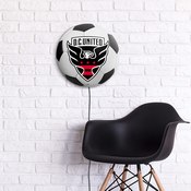 D.C. United: Soccer Ball - Edge Glow Lighted Wall Sign, MSWASH-150-51