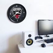 D.C. United: Ribbed Frame Wall Clock, MSWASH-530-01