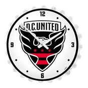 D.C. United: Bottle Cap Lighted Wall Clock, MSWASH-545-01