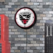 D.C. United: Retro Lighted Wall Clock, FNB-MSWASH-550-01A