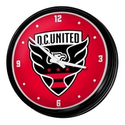 D.C. United: Retro Lighted Wall Clock, FNB-MSWASH-550-01A