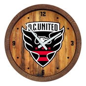 D.C. United: "Faux" Barrel Top Clock, MSWASH-560-01