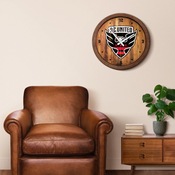 D.C. United: Weathered "Faux" Barrel Top Clock, MSWASH-560-03