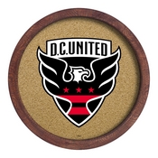 D.C. United: "Faux" Barrel Framed Cork Board, MSWASH-632-01