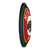 Minnesota Wild: Round Slimline Illuminated Wall Sign, NHMINN-130-01