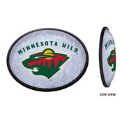 Minnesota Wild: Ice Rink - Oval Slimline Illuminated Wall Sign, NHMINN-140-02