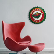 Minnesota Wild: Bottle Cap Wall Sign, NHMINN-210-01