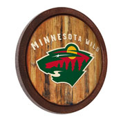 Minnesota Wild: "Faux" Barrel Top Sign, NHMINN-240-01