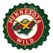 Minnesota Wild: Bottle Cap Wall Clock, NHMINN-540-01