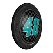 Alex Bowman: Tire Framed - Round Slimline Lighted Wall Sign, NAAB48-130-02