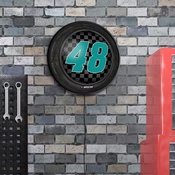Alex Bowman: Tire Framed - Round Slimline Lighted Wall Sign, NAAB48-130-02