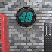 Alex Bowman: Bottle Cap Wall Sign, NAAB48-210-01