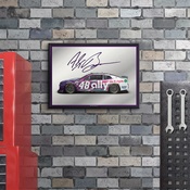 Alex Bowman: Framed Mirrored Wall Sign, NAAB48-265-01