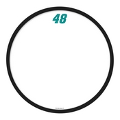 Alex Bowman: Modern Disc Dry Erase Wall Sign, NAAB48-612-01