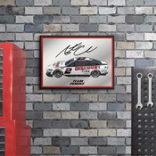 Austin Cindric: Framed Mirrored Wall Sign, NAAC02-265-01