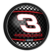 Austin Dillon: Round Slimline Lighted Wall Sign, NAAD03-130-01