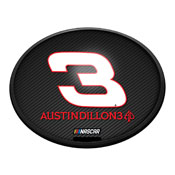 Austin Dillon: Oval Slimline Lighted Wall Sign, NAAD03-140-02